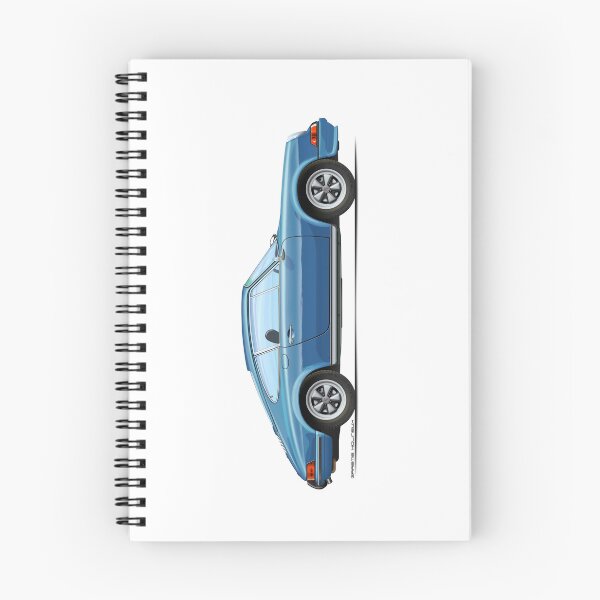 Item preview, PORSCHE 1972 911T 2.4 BLUE designed and sold by Grubby Fingers Aircraft Illustration.