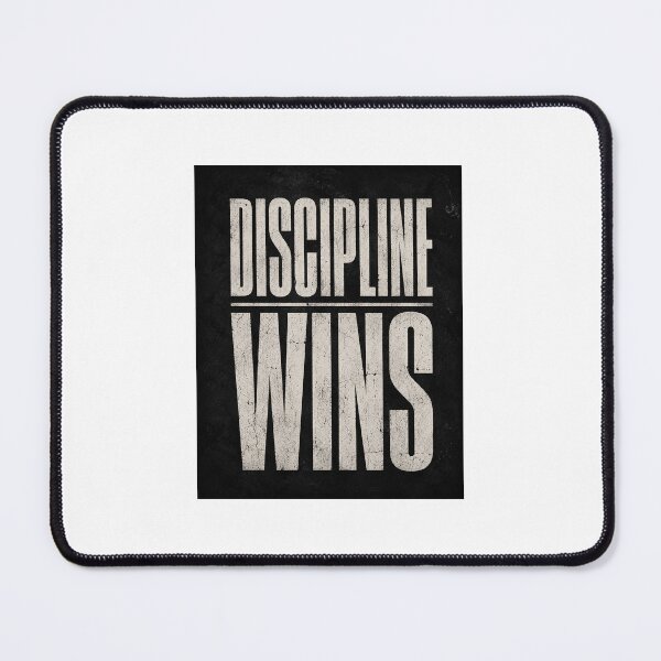 Item preview, Discipline Wins Minimalist Typography Design designed and sold by PrintxforxYou.