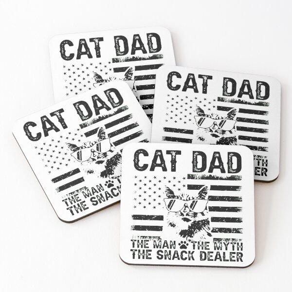 Item preview, Cat Dad The Man The Myth The Snack Dealer designed and sold by GiaoCalonas.