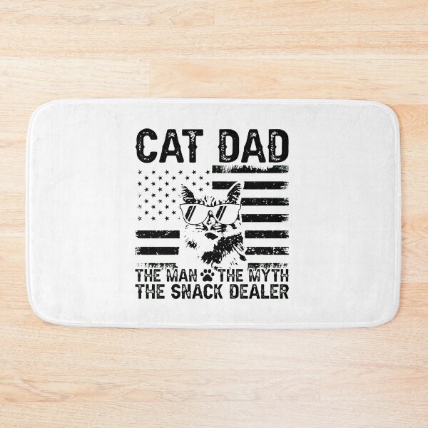 Item preview, Cat Dad The Man The Myth The Snack Dealer designed and sold by GiaoCalonas.