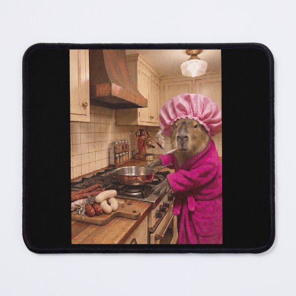 Item preview, Funny Capybara Housewife Brainrot Meme Animal Lover designed and sold by TerryConnells.
