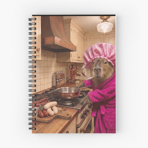 Item preview, Funny Capybara Housewife Brainrot Meme Animal Lover designed and sold by TerryConnells.