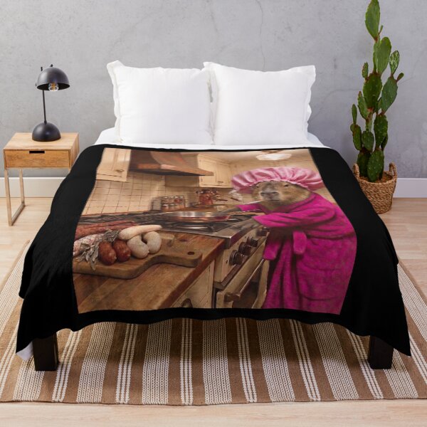 Item preview, Funny Capybara Housewife Brainrot Meme Animal Lover designed and sold by TerryConnells.