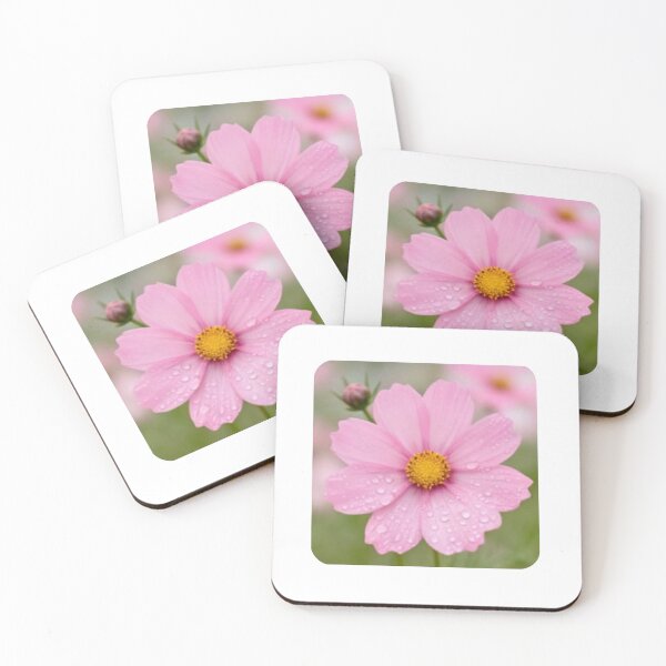 Item preview, Copy of Soft Pink Dewy Cosmos Flower designed and sold by deisgnsbyshane.