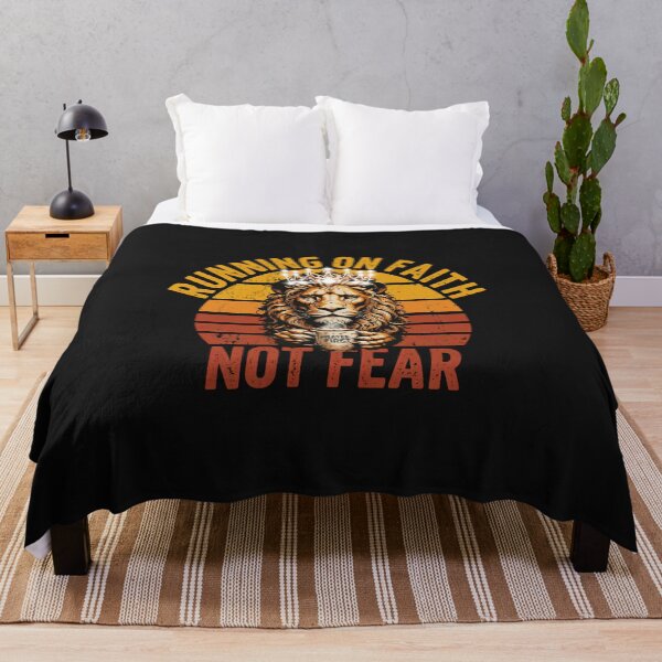 Item preview, Running On Faith Not Fear Christian Lion designed and sold by Original1977.
