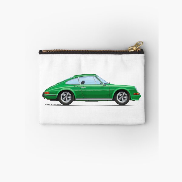 Item preview, PORSCHE 1972 911T 2.4 GREEN designed and sold by Grubby Fingers Aircraft Illustration.