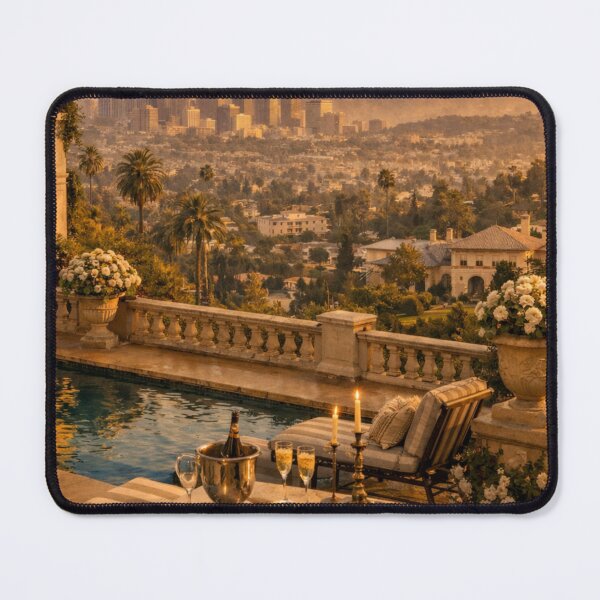 Item preview, Private Jet Over Los Angeles Skyline at Sunset designed and sold by Ve state official.
