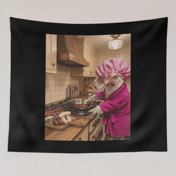 Item preview, Funny Chicken Housewife Brainrot Meme Animal Lover designed and sold by TerryConnells.