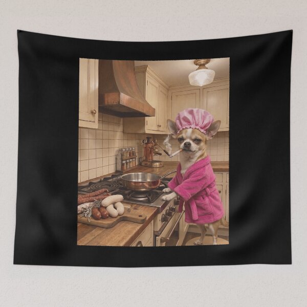 Item preview, Divertido meme de ama de casa chihuahua con problemas mentales designed and sold by TerryConnells.