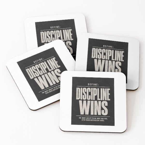 Item preview, Define Discipline Wins Definition Typography Design designed and sold by PrintxforxYou.