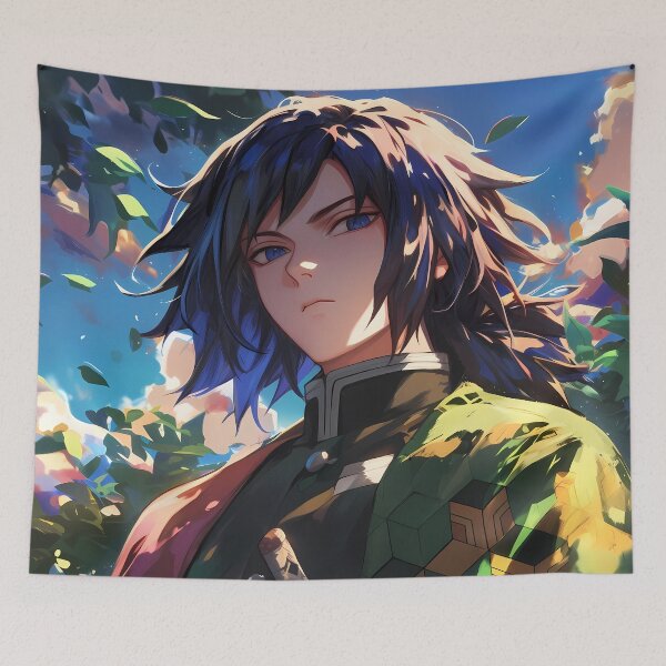 Item preview, Giyu Tomioka Demon Slayer Forest Shadow Resolve designed and sold by earlobejerk.
