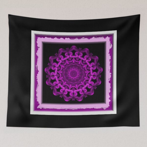 Item preview, Purple Ornamental Mandala designed and sold by ScreenPin.