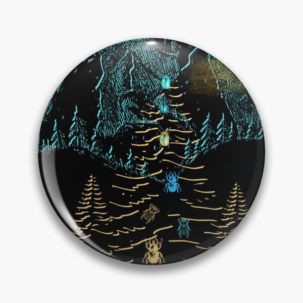 Item preview, Mystical Forest Beetle & Mountain designed and sold by Diseño que alegran tu día.