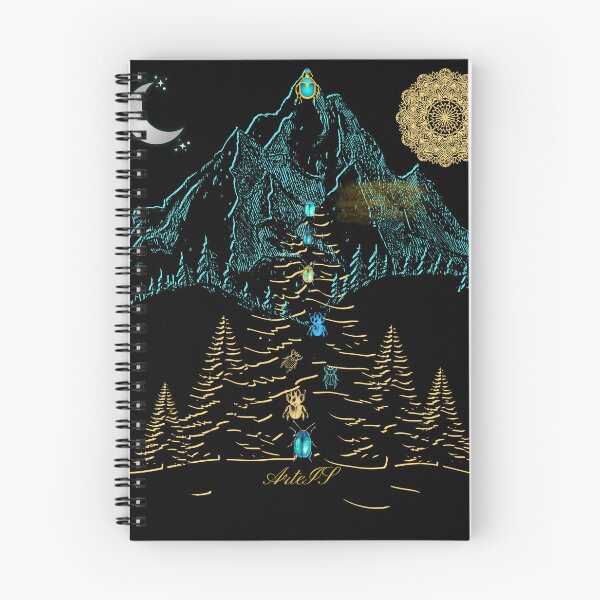 Item preview, Mystical Forest Beetle & Mountain designed and sold by Diseño que alegran tu día.