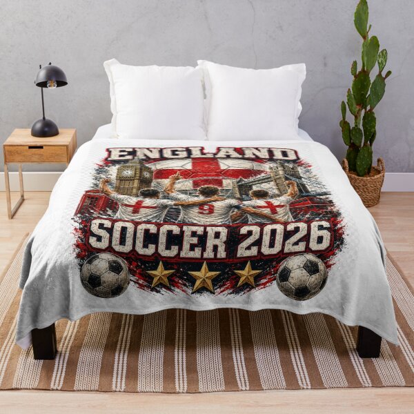 Item preview, England Soccer 2026 Football Fan Gift Three Lions designed and sold by UrbanPrintVibes.