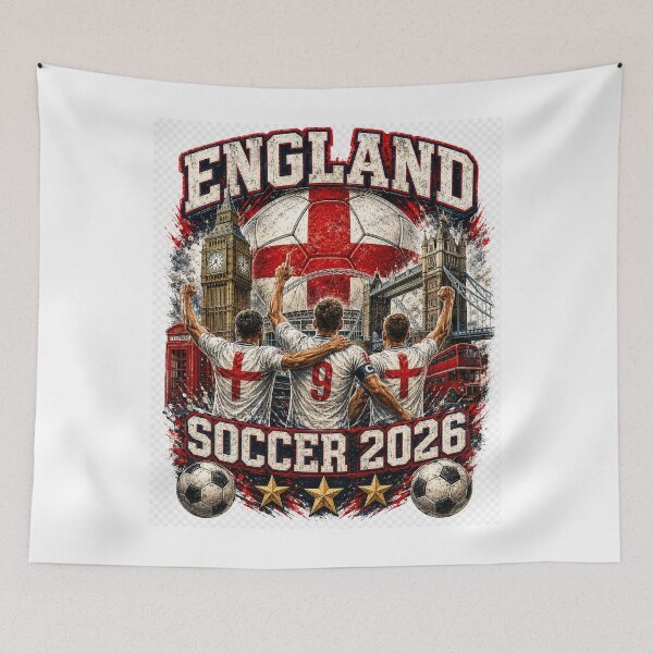 Item preview, England Soccer 2026 Football Fan Gift Three Lions designed and sold by UrbanPrintVibes.