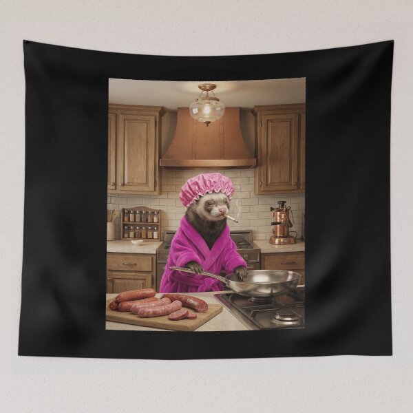 Item preview, Funny Ferret Housewife Brainrot Meme Animal Lover designed and sold by TerryConnells.