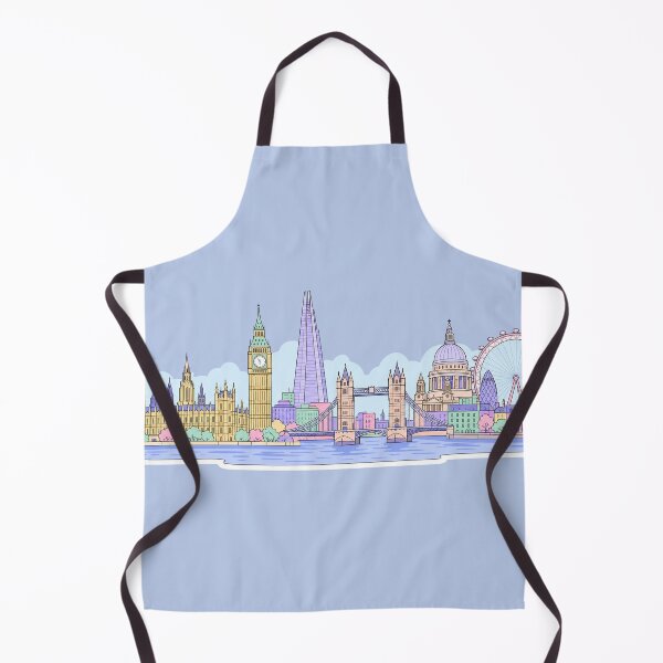 Item preview, London Skyline Sticker | Pastel London Sticker | Big Ben Tower Bridge Sticker | UK Travel Gift designed and sold by EmberPageStudio.