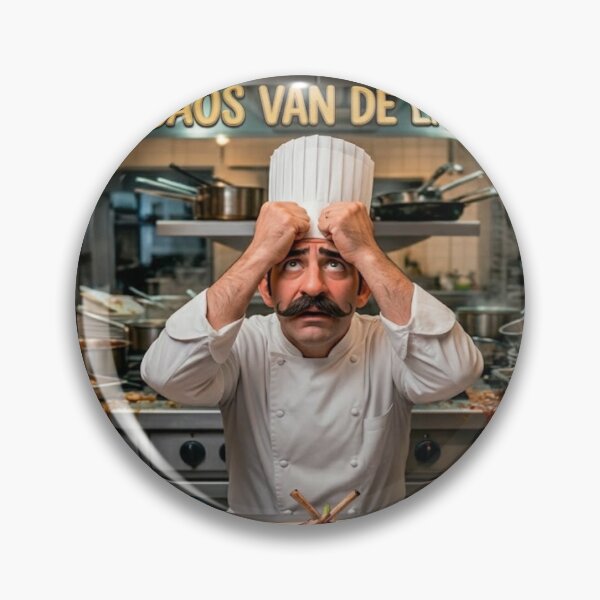 Item preview, Funny Chef Quote - Culinary Chaos and Creativity designed and sold by Csaba1983.
