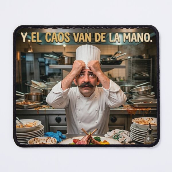 Item preview, Funny Chef Quote - Culinary Chaos and Creativity designed and sold by Csaba1983.