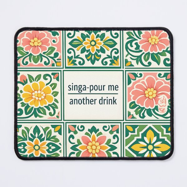 Item preview, Singa-pour Me Another Drink designed and sold by KungPowUnicorn.