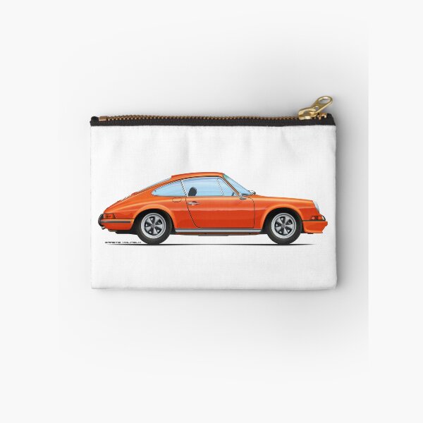 Item preview, CPORSCHE 1972 911T 2.4 ORANGE designed and sold by Grubby Fingers Aircraft Illustration.