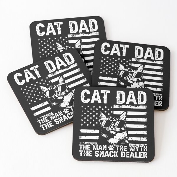 Item preview, Cat Dad The Man The Myth The Snack Dealer designed and sold by GiaoCalonas.