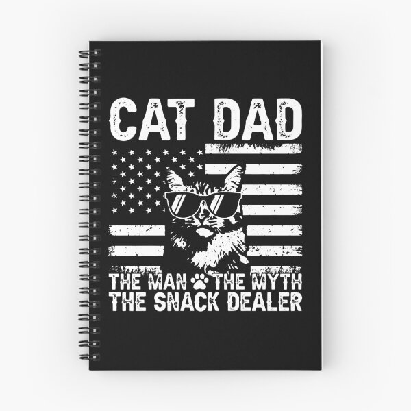 Item preview, Cat Dad The Man The Myth The Snack Dealer designed and sold by GiaoCalonas.