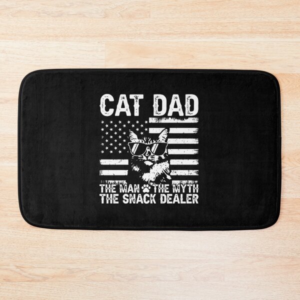Item preview, Cat Dad The Man The Myth The Snack Dealer designed and sold by GiaoCalonas.
