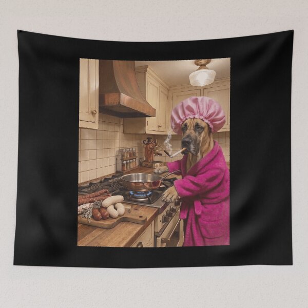 Item preview, Funny Great Dane Housewife Brainrot Meme Dog Owner designed and sold by TerryConnells.