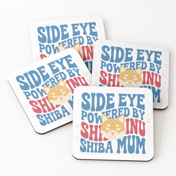 Item preview, Side Eye Powered by Shiba Inu Shiba Inu Shiba Mum Shirt designed and sold by tshirtpipeline.