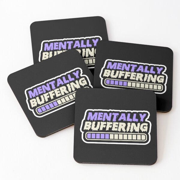Item preview, Mentally Buffering Funny Brain Lag Design designed and sold by Marvin4321.