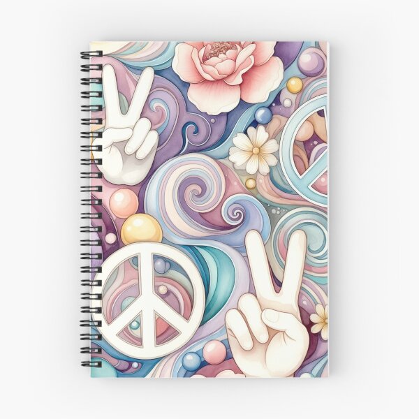 Item preview, Groovy 70s Psychedelic Floral Peace Sign Phone Case designed and sold by IntelliMindDesigns.