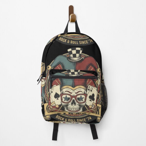 Item preview, Cheap Trick - Jester Skull & Aces Original Rock Art #8795 designed and sold by trusty-ben-art.
