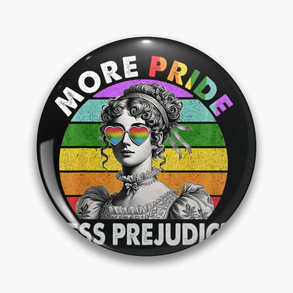 Item preview, More Pride Less Prejudice Pride Month Lgbtq Gay Lesbian designed and sold by FreshHub9.