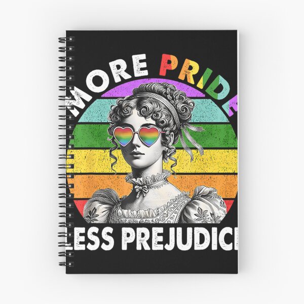 Item preview, More Pride Less Prejudice Pride Month Lgbtq Gay Lesbian designed and sold by FreshHub9.