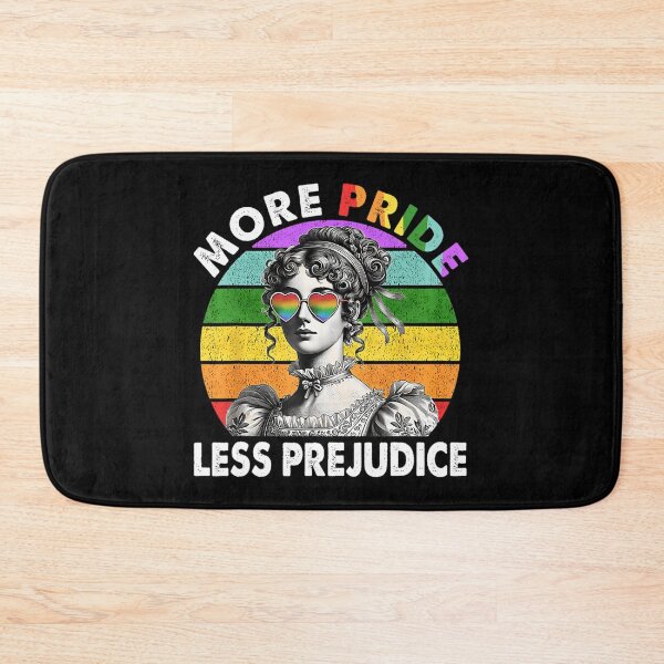 Item preview, More Pride Less Prejudice Pride Month Lgbtq Gay Lesbian designed and sold by FreshHub9.