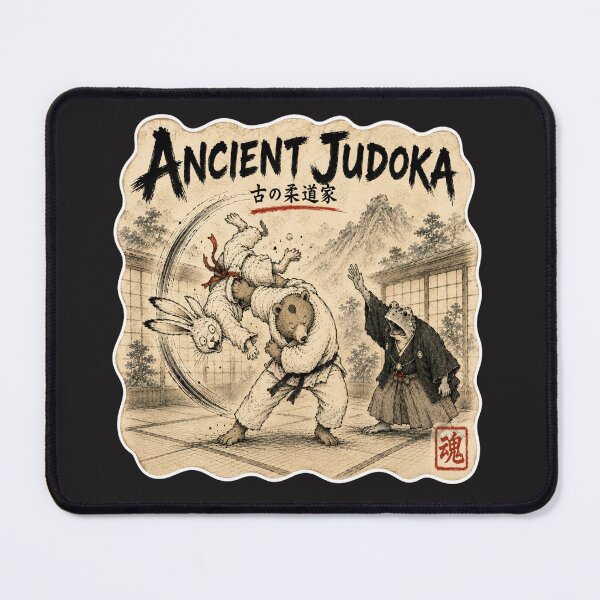 Item preview, Ancient Judoka Japanese Choju-giga Judo Sticker Art designed and sold by Locker39.