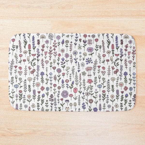 Item preview, Wildflower Diary Pastel Botanical Pattern designed and sold by NuvoraNest.