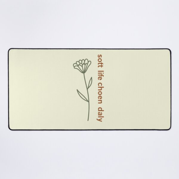 Item preview, Soft Life Chosen Daily – Mindfulness Affirmation Minimalist Design designed and sold by CosmicQuietLab.