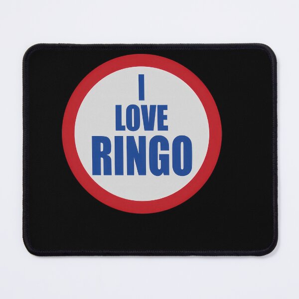 Item preview, I Love Ringo - Vintage Sixties Beat Brit Pop Fan Club Pop Art Music Badge #6839 designed and sold by aztra-art.