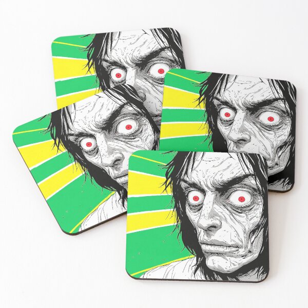 Item preview, Red Eyes Zombie Girl – Horror Dark Art Comic Style designed and sold by ChaoticZenStudio.