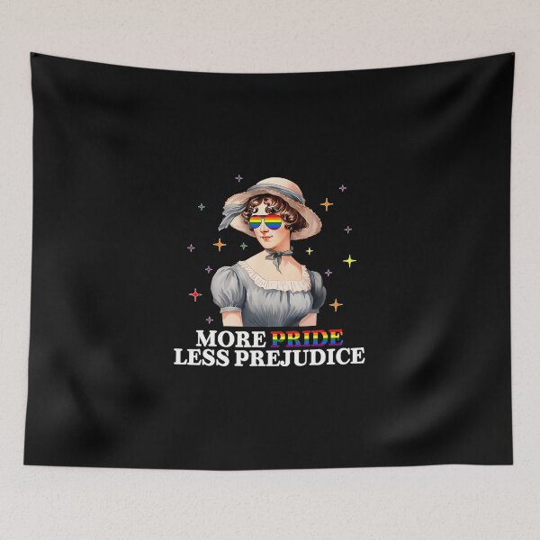Item preview, More Pride Less Prejudice Rainbow Lgbt Gay Lesbian designed and sold by FreshHub9.