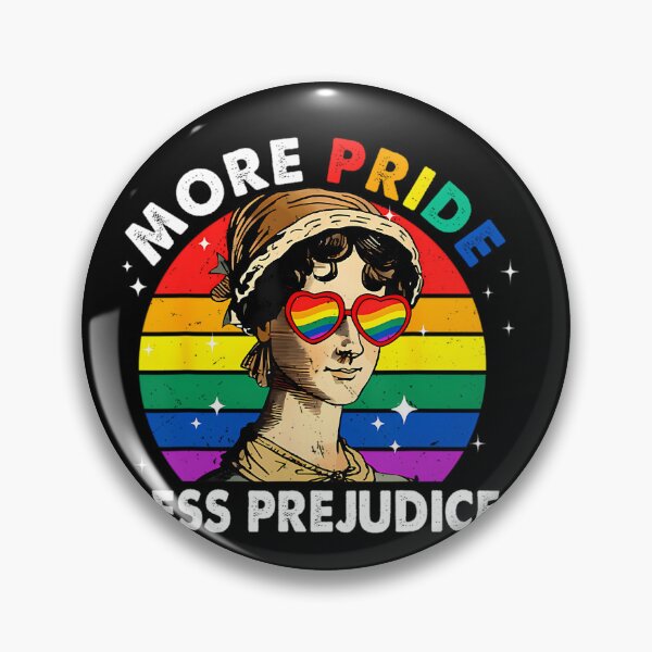 Item preview, More Pride Less Prejudice Rainbow Lgbt Pride Gay Lesbian designed and sold by FreshHub9.