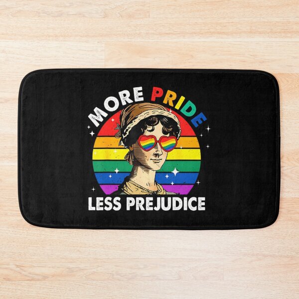 Item preview, More Pride Less Prejudice Rainbow Lgbt Pride Gay Lesbian designed and sold by FreshHub9.