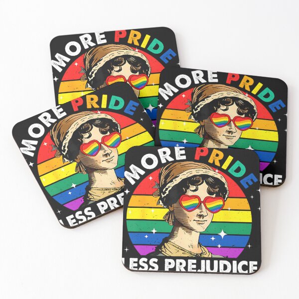 Item preview, More Pride Less Prejudice Rainbow Lgbt Pride Gay Lesbian designed and sold by FreshHub9.