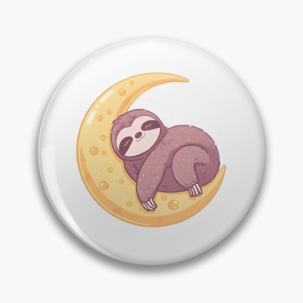 Item preview, Kawaii Cozy Night Sloth designed and sold by NRYArt.