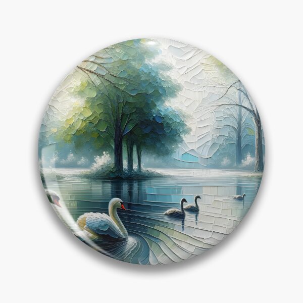 Item preview, Lake painting designed and sold by Chi261.