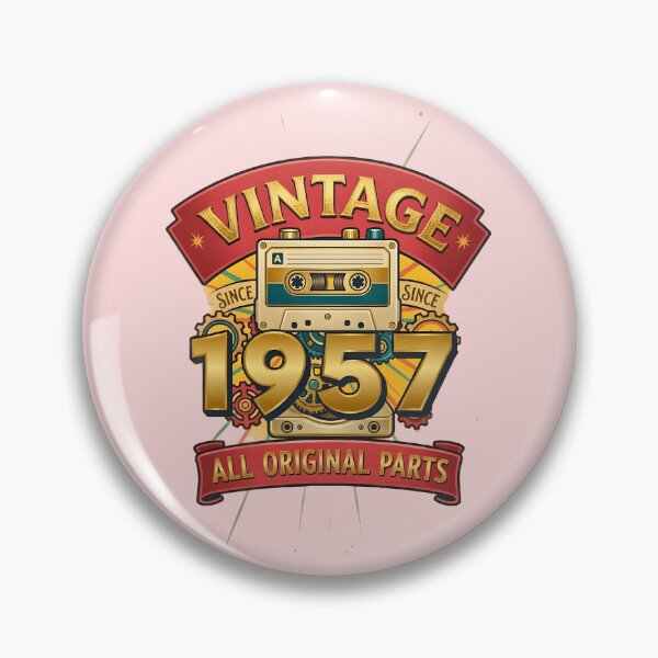 Item preview, Vintage 1957 All Original Parts Retro Cassette Design designed and sold by L&L.