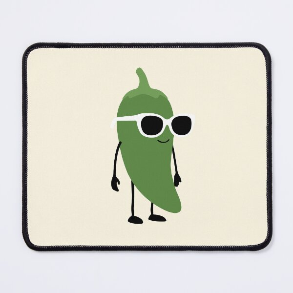 Item preview, Chili pepper green Flat designed and sold by White Rim Mates.